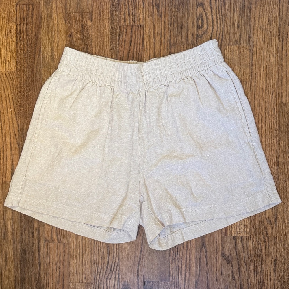 Old Navy High Waist Linen Shorts